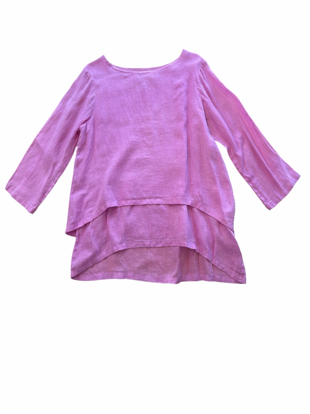 Crown Linen Designs Audrey 3/4 Sleeve Top